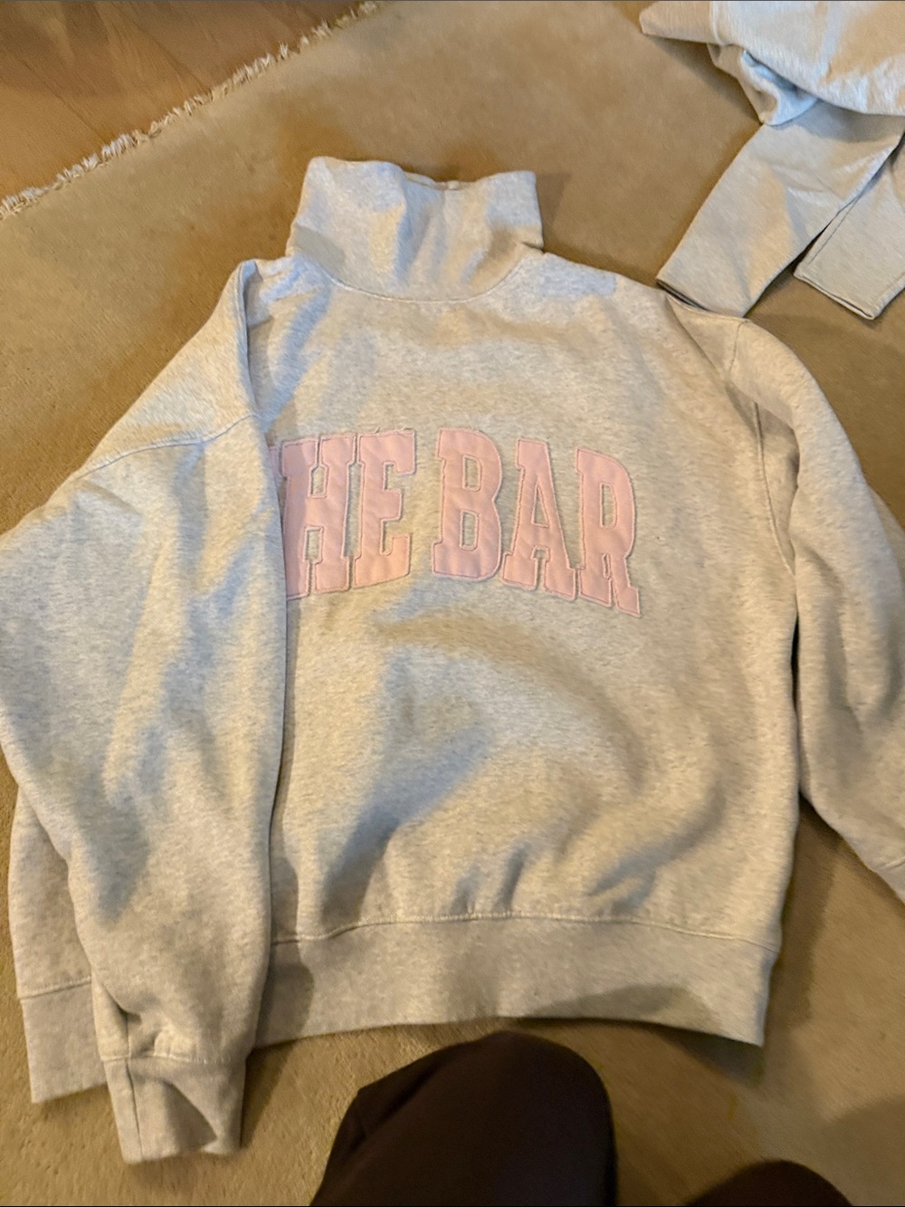 The Bar Light Gray Pullover Sweatshirt - Picture 4 of 4
